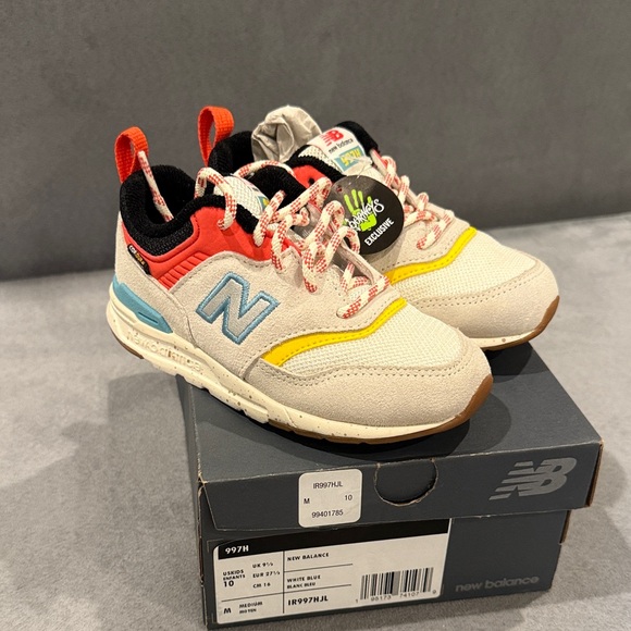 New Balance Other - New Balance Cordura 997h Kids Sneakers - Cream, Red, Blue, Yellow